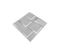Lot de 10 panneaux muraux décoratifs 3D en PVC pour mur, plafond, revêtement imperméable et résistant au feu