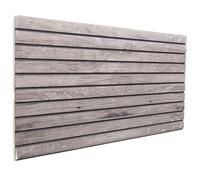 Lot de 10 panneaux muraux gris 100 x 50 cm en mousse EPS avec motif brique pour salon, chambre à coucher, cuisine, bricolage, rénovation et insonorisation