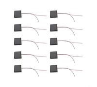 Lot de 10 panneaux solaires 5 V 60 mA 68 x 37 mm Polysilicium époxy pour activités de plein air, camping, randonnée