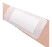 Lot de 10 pansements adhésifs avec patch absorbant, emballés individuellement (10 x 25 cm)