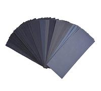 Lot de 10 papiers abrasifs imperméables SenRise, pour le polissage de l'artisanat, le travail du bois, les applications automobiles, 22,9 x 8,9 cm, grain 60 à 7000