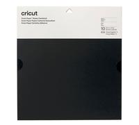 Cricut – Papier cartonné autocollant Smart Paper 30,5 x 30,5 cm Noir 10 feuilles