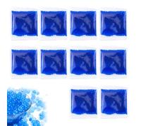 Lot de 10 paquets de 10 000 munitions en gel, bleues, perles d'eau pour plantes, munitions en gel, munitions, perles d'eau pour vases (7 à 8 mm, bleu)