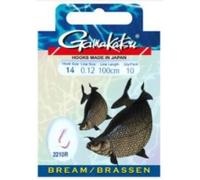 Lot de 10 paquets de 10 hameçons Gamakatsu Bream LS-2210 8 - bleu - 60 cm