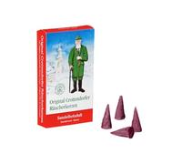 Lot de 10 paquets de 24 cônes d'encens Crottendorfer - Parfum bois de santal