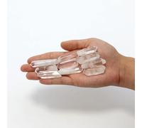 Lot de 10 paquets de cristaux de quartz naturels polis et polis pour Wicca, Reiki, énergie de guérison, pierres de chakra, fournitures de sorcellerie