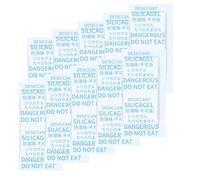 Lot de 10 paquets de gel de silice, 10 g de déshydratant bleu en gel de silice absorbeur d'humidité pour le rangement, paquets déshydratants en gel de silice pur et sûr, packs d'humidité