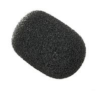 Lot de 10 pare-brises en mousse compatibles avec mini micro 6 mm de diamètre intérieur 20 mm de long Noir et rouge Pièces de rechange pour équipement audio (Noir)