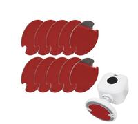 Lot de 10 pastilles adhésives double face résistantes à la chaleur - Extra solides - Compatible avec Blink Outdoor/Mini Camera - Support mural clignotant - Remplacement adhésif pour caméra, pare-brise