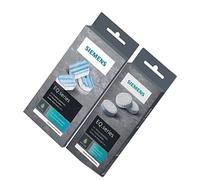 Lot de 10 pastilles de nettoyage, avec 3 tablettes détartrantes Cafetière, Machine à Café 00312097, 00312094 SIEMENS
