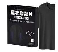 Lot de 10 pastilles de teinture pour tissu noir, longue durée, adaptées à la machine à laver, en polyester, denim, lin, linge de maison, teinture textile