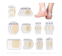 Lot de 10 patchs adhésifs en gel hydrocolloïde pour soulager la douleur du pied (triangle)