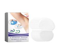 Lot de 10 patchs anti-transpiration pour aisselles et femmes, coussinets anti-transpiration adhésifs non tissés, coussinets anti-transpiration confortables à séchage rapide pour homme et femme