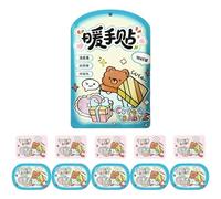 Lot de 10 patchs chauffants portables en forme de dessin animé, sans danger pour le corps et les pieds, coussinets chauffants instantanés pour la randonnée, le camping, la randonnée, la pêche, la