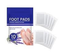 Lot de 10 patchs de santé pour les pieds, nettoyage en profondeur, coussinets relaxants pour les pieds, feuilles d'extrait de, soulagement musculaire, pour homme et femme, pour le sommeil