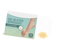 Lot de 10 patchs en gel hydrocolloïde pour talon, orteil, pieds