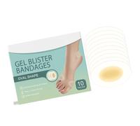 Lot de 10 patchs en gel hydrocolloïde pour talon, orteil, pieds