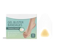 Lot de 10 patchs en gel hydrocolloïde pour talon, orteil, pieds