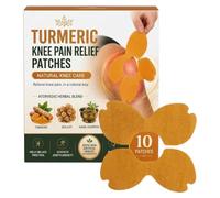 Lot de 10 patchs pour genoux - Extraits de plantes - Respirants - Doux | Lot de 10 genouillères avec extraits de plantes, matériau respirant, agréable à porter, pour la vie quotidienne, le travail