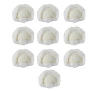 Lot de 10 patchs rembourrés avec oreilles d'ours pour loisirs créatifs, jouets, vêtements, matériel de couture pour femme, pince à cheveux, accessoires de bricolage pour adultes, fournitures de