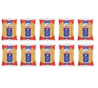 Lot de 10 pâtes Divella 100 % italiennes N° 62 Paternosti Lisci 500 g