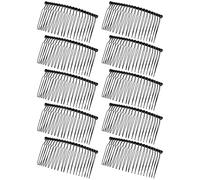 Lot de 10 peignes à cheveux polyvalents en fer élégant pour les spectacles de danse et les mariages