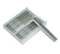 Lot de 10 peignes de coiffage avec plumes rainurées pour texturer et couper les cheveux