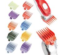 Lot de 10 Peignes de guidage de tondeuse à cheveux,Guide ensemble peigne,Accessoires tondeuse à cheveux,Hair clipper guard,sabot tondeuse,le Peigne, Peignes pour Sabot Cheveux