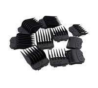 Lot De 10 Peignes De Guidage Magnétiques For Tondeuses Électriques Wahl, Compatibles Avec Les Tondeuses De Coiffure Professionnelles (référence Y0729).(Black-Bagged)