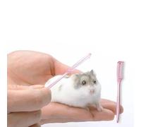 Lot de 10 peignes pour hamster, mini peigne de 3,6 po pour petits animaux, dents fines pour lapins, cochons d’Inde, rats, écureuils, peignes transparents colorés pour l’entretien quotidien