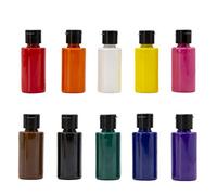 Lot de 10 peintures acryliques de qualité artistique à base d'eau 10 couleurs de 40 ml