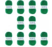 Lot de 10 pelotes Azurite Vert Sapin - 100% Acrylique - 50g/140m - Distrifil Vert