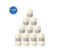 Lot de 10 pelotes KNITTY 10 - 1 kg - DMC - Ecru (812)