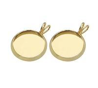 Lot de 10 Pendentifs Rétro en Cuivre pour Fabrication de Bijoux Plateaux Ronds Multi-Usages DIY Pendentifs à Plateau Artisanat Bijoux Photo