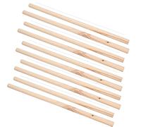 Lot de 10 perchoirs en bois pour cage à oiseaux 48,3 cm