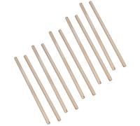 Lot de 10 perchoirs en bois pour canari, perruche, calopsitte, perroquet - Accessoire pour cage à oiseaux - 40,6 cm