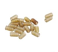 Lot de 10 perles d'arrêt pivotantes pour la pêche à la carpe avec perles en caoutchouc absorbant les chocs pour une meilleure performance de pêche à la ligne (6 x 12 mm)
