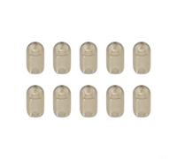 Lot de 10 perles d'arrêt pivotantes pour pêche à la carpe - Changement rapide - Perles anti-stop absorbant les chocs pour la pêche à la ligne (5 x 9 mm)
