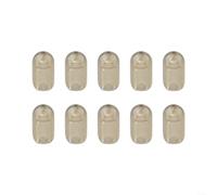 Lot de 10 perles d'arrêt pivotantes pour pêche à la carpe compatibles avec les spinner à changement rapide pour mangeoire à allumettes grossières (5 x 9 mm)