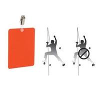 Lot de 10 Permis de grimpe de couleur Rouge fluo G