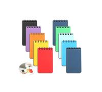 Lot de 10 Petit Carnet de Notes de Poche A7 Carnets à Spirale Bloc-notes Petit Carnet de Poche Ligné 25 Pages pour CARNET DE NOTES