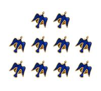 Lot de 10 petites colombes unisexes en alliage pour pull, vêtements, bijoux, petites colombes, convient pour des tenues élégantes et décontractées, taille unique, Comme décrit