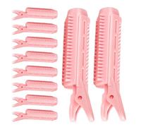 Lot de 10 petites pinces à cheveux pour relever la des cheveux - Bigoudis naturels - Outils de coiffure instantanés - 9,9 cm