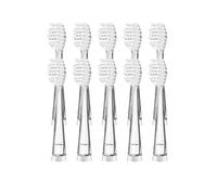 Lot de 10 petites têtes brosse à dents rechange poils souples for brosses électriques Seago SG977/EK6/EK7/SG513(Bigger)