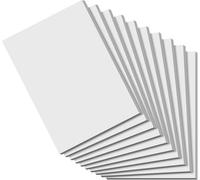 Lot de 10 petits blocs-notes de poche A6 de 10,2 x 15,2 cm, papier blanc, 50 feuilles par bloc-notes vierges de 10,2 x 15,2 cm, mini bloc-notes A6 pour bureau, école, maison