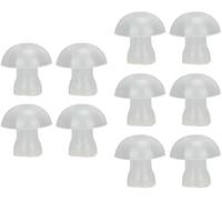 Lot de 10 petits embouts en silicone souple pour appareil auditif - Pour appareils auditifs - Accessoires pour la vie quotidienne