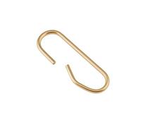 Lot de 10 petits maillons C en laiton - Support de tuyauterie / clip de raccordement pour systèmes de plomberie et chauffage