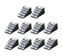 Lot de 10 petits marches en pierre pour aménagement paysager de jardin miniature avec construction en résine pour scène de conte de fées et maisons de poupées (droites)