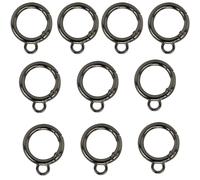 Lot de 10 petits mousquetons en métal à ressort pour sac à main, fabrication de bijoux, projets de couture