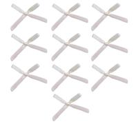 Lot de 10 petits nœuds à coudre faits à la main pour queue de cheval